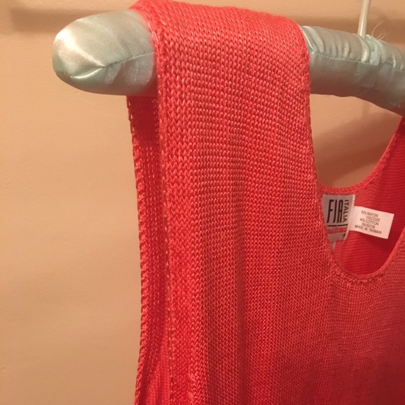 Fia Italia Handloomed tank top & Cardigan, XL, NWT - Picture 3 of 8